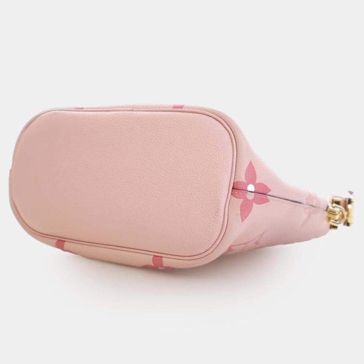 Pre Owned Louis Vuitton Pink Monogram Giant Empreinte By The Pool Marshmallow PM