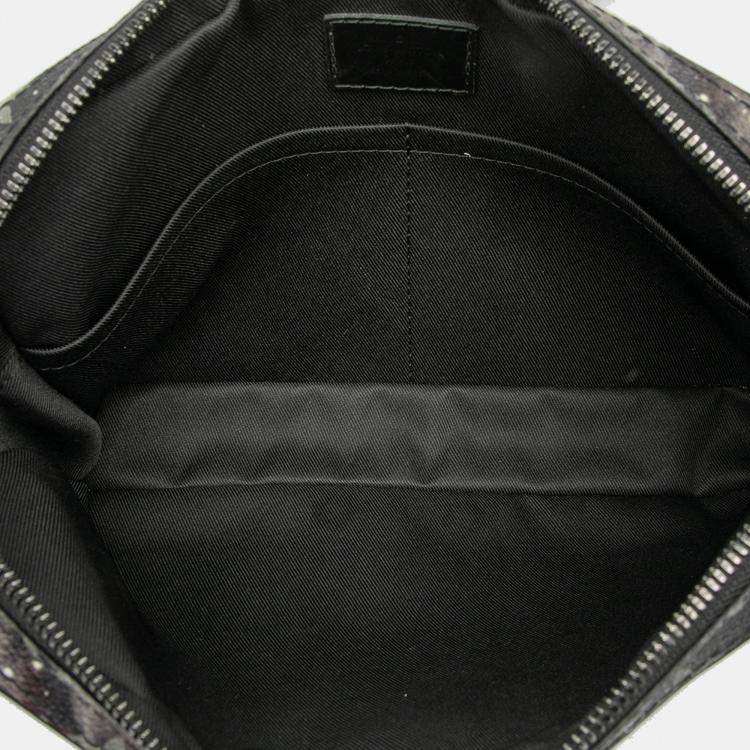 Pre Owned Louis Vuitton Black Monogram Galaxy Alpha Messenger Bag