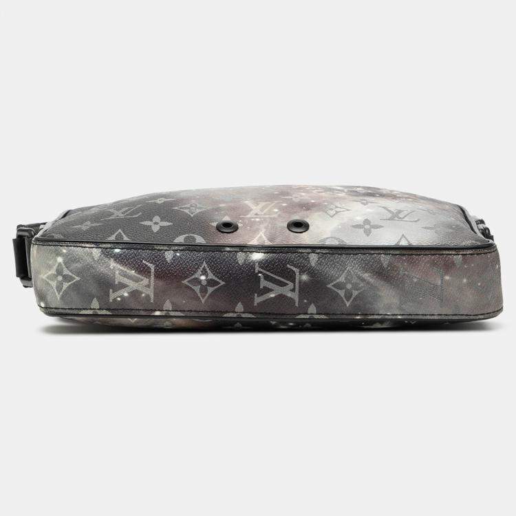 Pre Owned Louis Vuitton Black Monogram Galaxy Alpha Messenger Bag