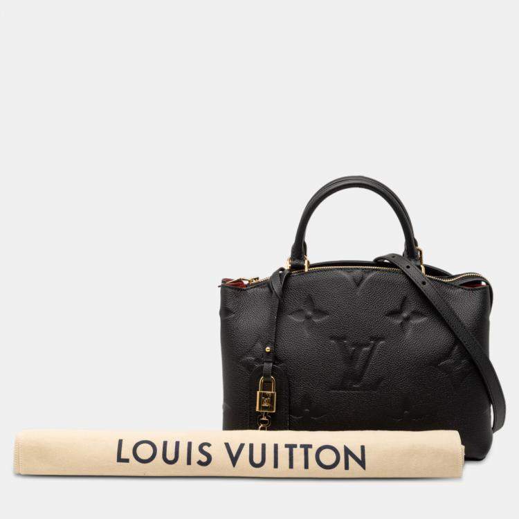 Pre Owned Louis Vuitton Black Monogram Empreinte Petit Palais