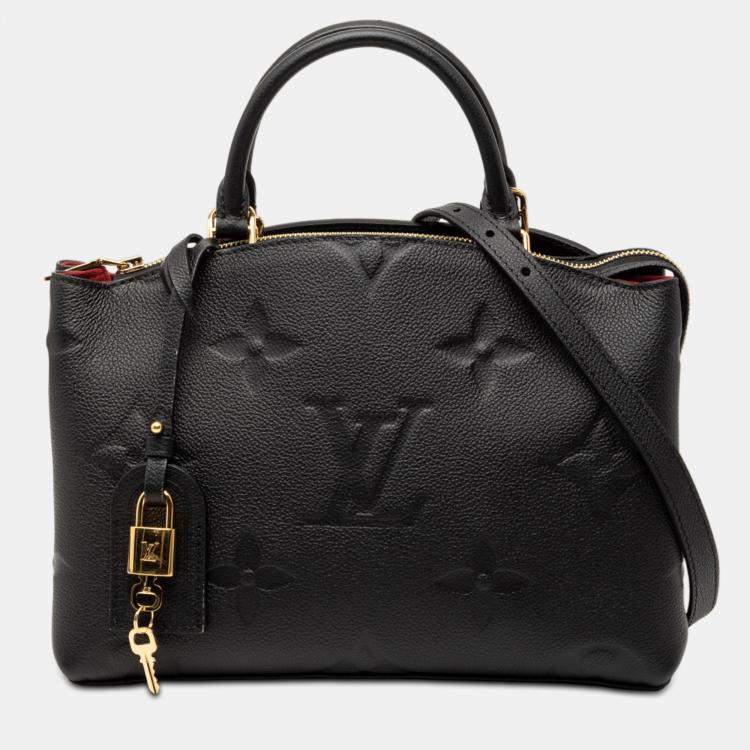 Pre Owned Louis Vuitton Black Monogram Empreinte Petit Palais