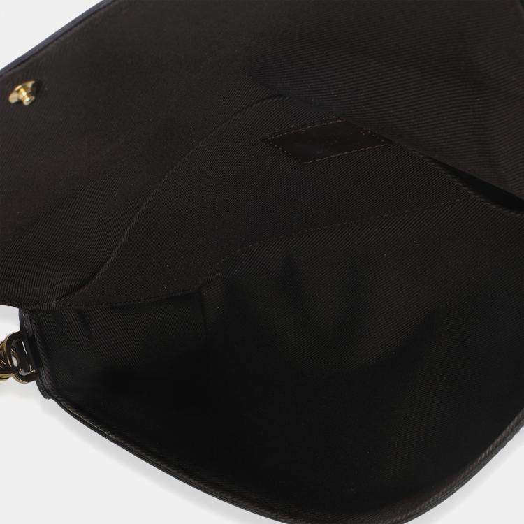 Pre Owned Louis Vuitton Amarante Monogram Vernis Pochette Felicie