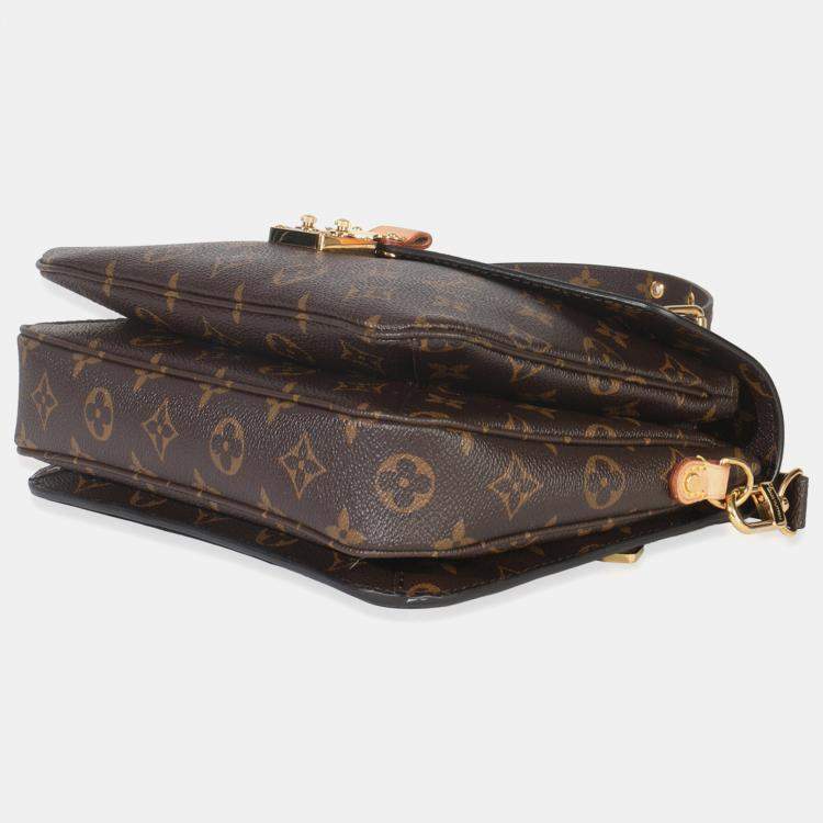 Pre Owned Louis Vuitton Monogram Canvas Pochette Metis