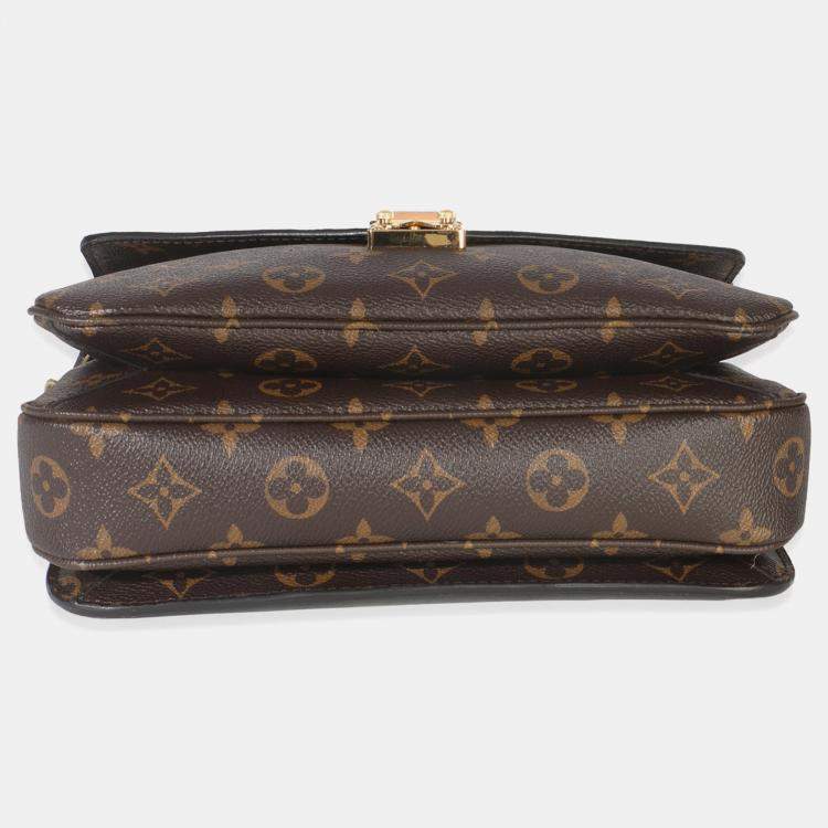 Pre Owned Louis Vuitton Monogram Canvas Pochette Metis