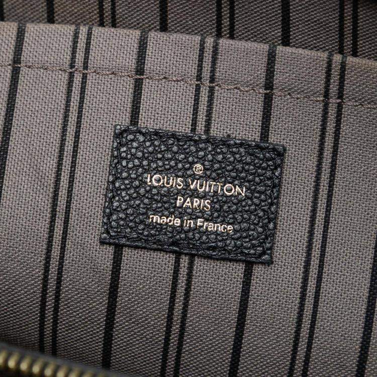 Pre Owned Louis Vuitton Black Monogram Empreinte Montaigne GM