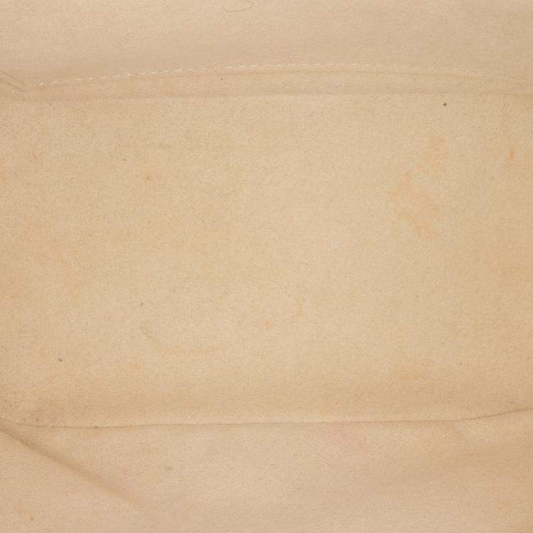 Pre Owned Louis Vuitton Beige Monogram Giant Empreinte By The Pool Marshmallow PM