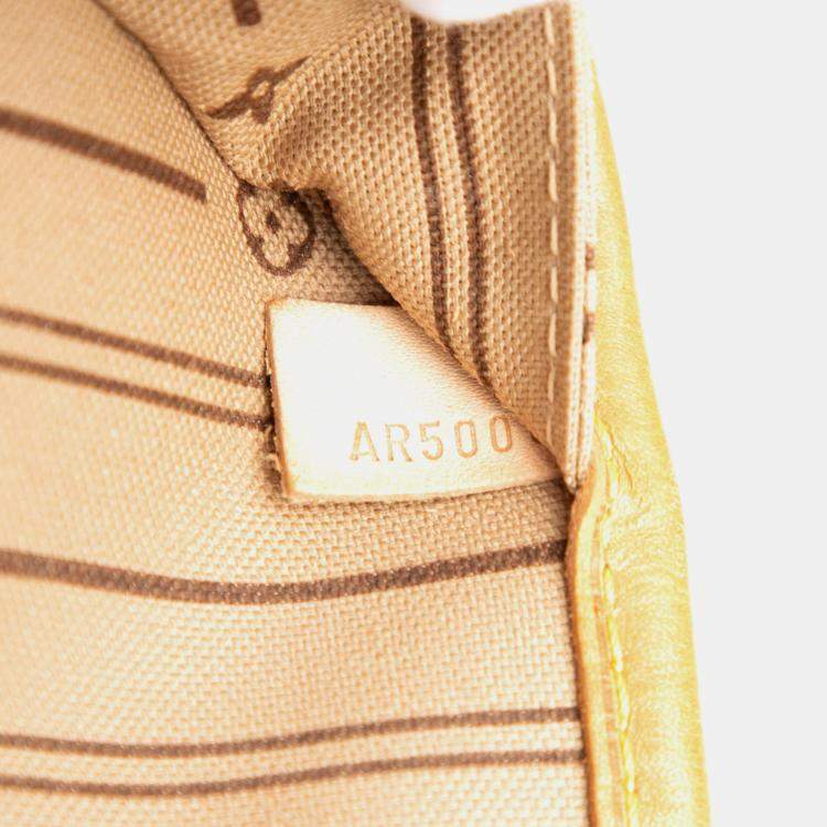 Pre Owned Louis Vuitton Brown Monogram Neverfull MM