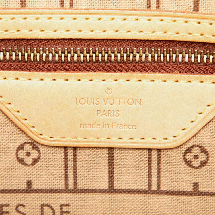 Pre Owned Louis Vuitton Brown Monogram Neverfull MM