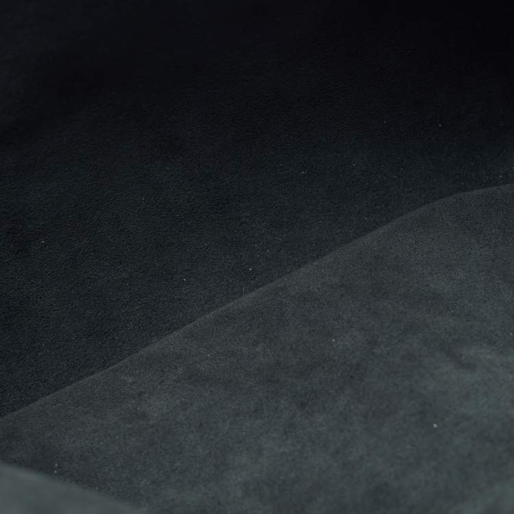 Pre Owned Louis Vuitton Coussin MM Khaki Monogram Embossed Leather Shoulder Bag