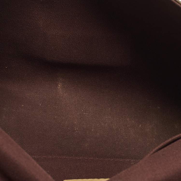 Pre Owned Louis Vuitton Favorite MM Damier Ebene Canvas Bag