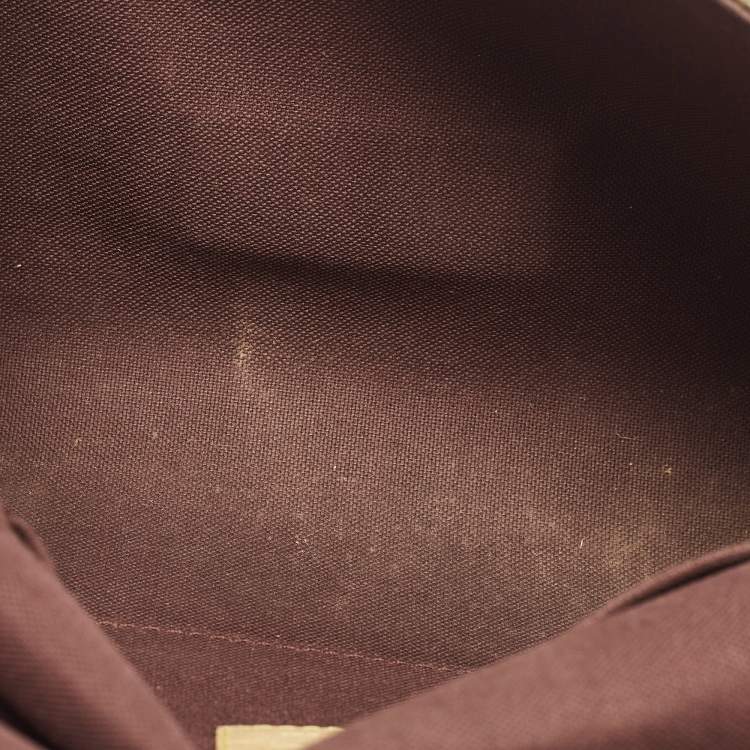 Pre Owned Louis Vuitton Favorite MM Damier Ebene Canvas Bag