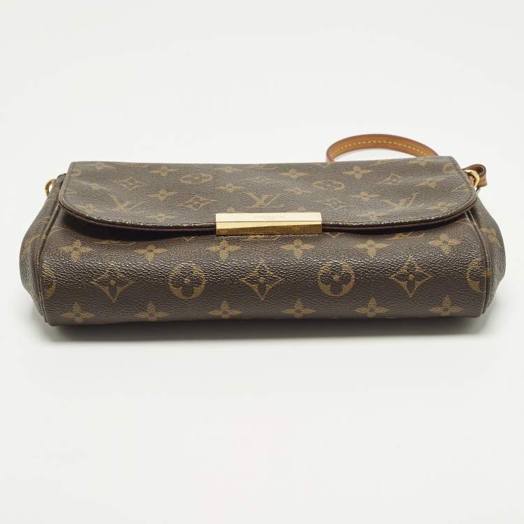 Pre Owned Louis Vuitton Favorite MM Damier Ebene Canvas Bag