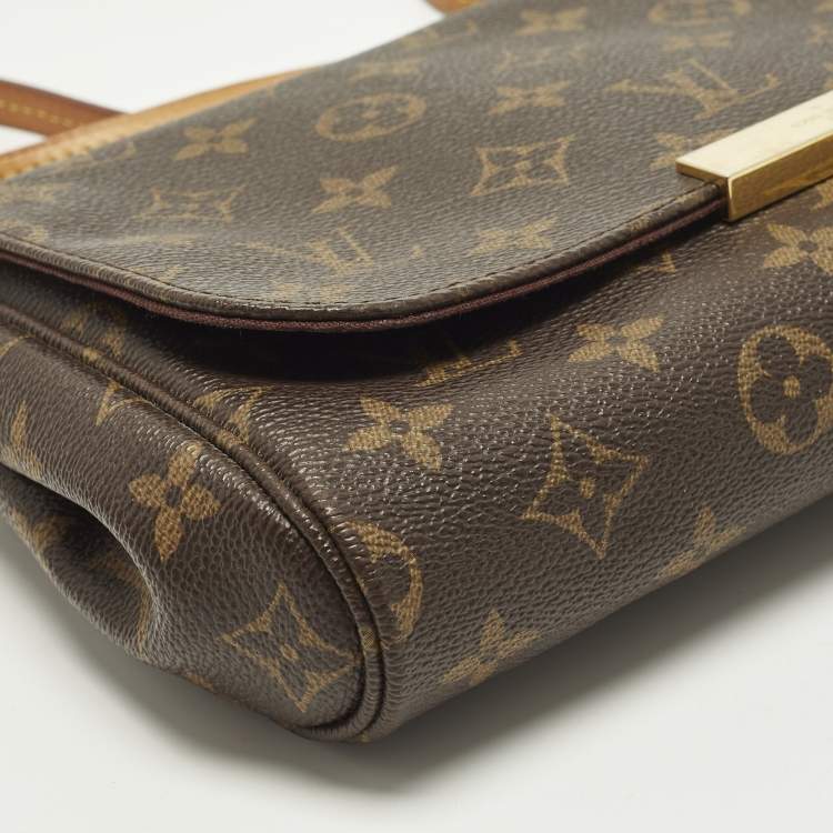 Pre Owned Louis Vuitton Favorite MM Damier Ebene Canvas Bag