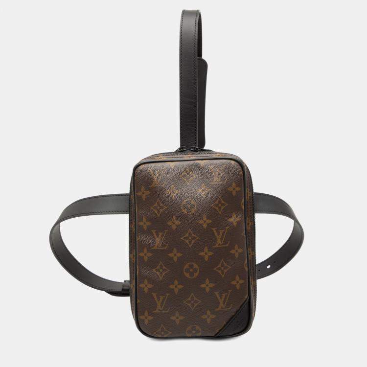 Pre Owned Louis Vuitton Brown Monogram Solar Ray Utility Side Bag