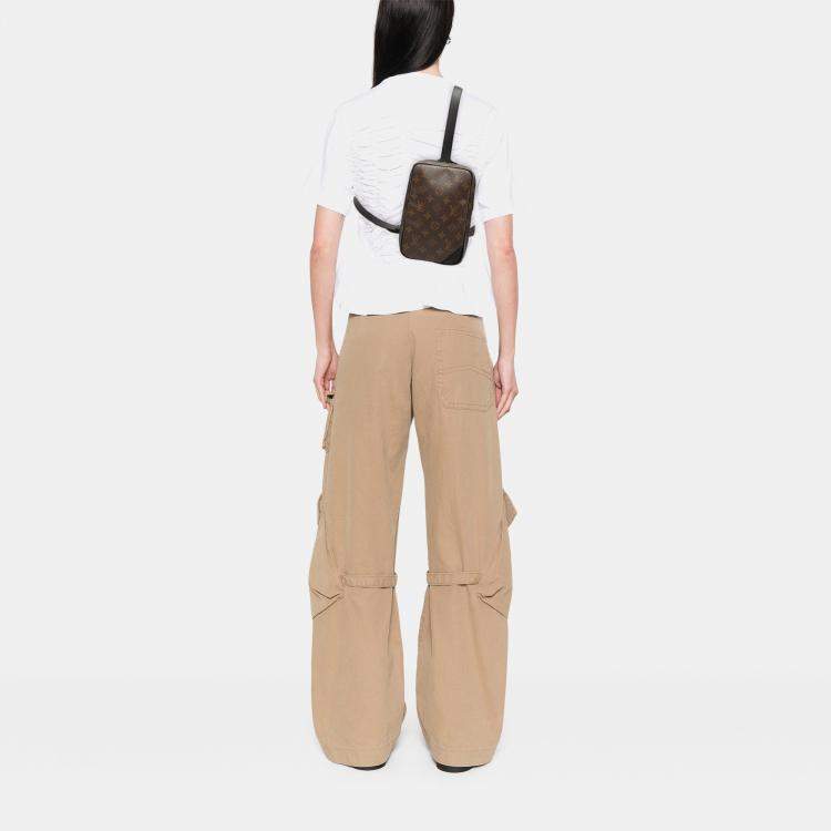 Pre Owned Louis Vuitton Brown Monogram Solar Ray Utility Side Bag