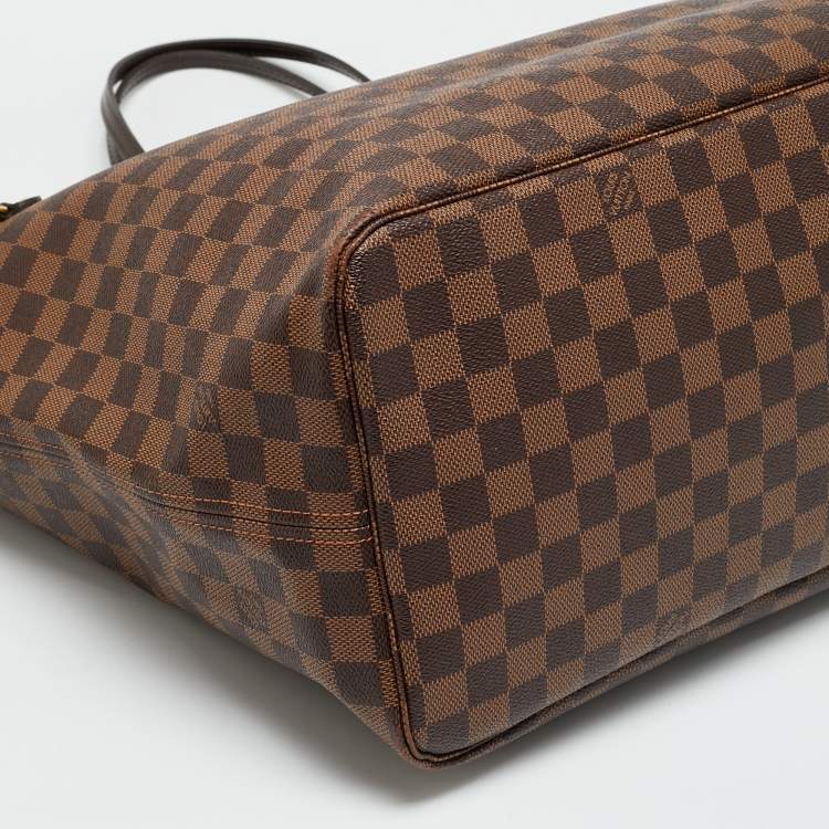 Pre Owned Louis Vuitton Neverfull GM Damier Ebene Canvas Bag