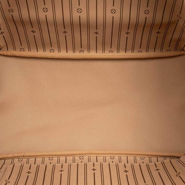 Pre Owned Louis Vuitton Brown Monogram Neverfull GM