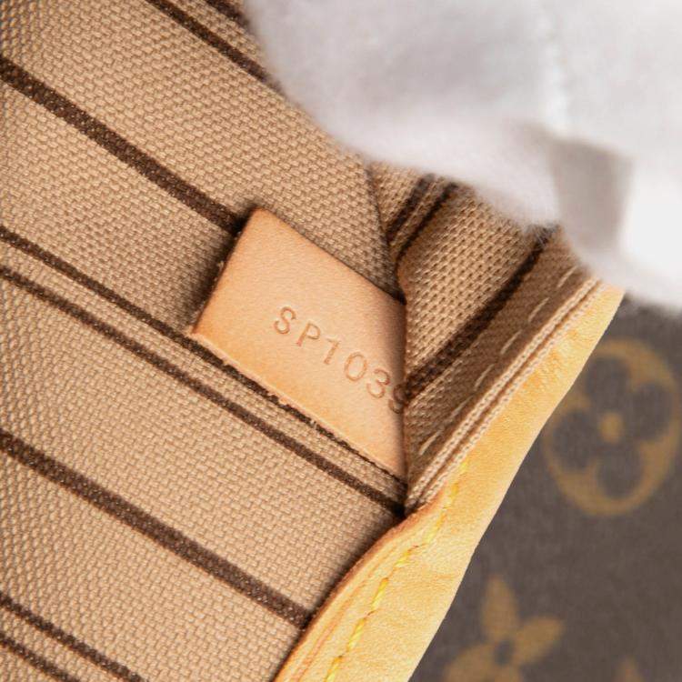 Pre Owned Louis Vuitton Brown Monogram Neverfull GM