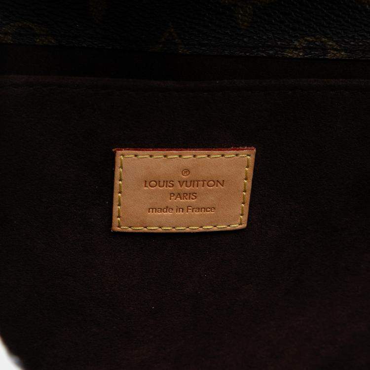 Pre Owned Louis Vuitton Brown Monogram Pochette Metis