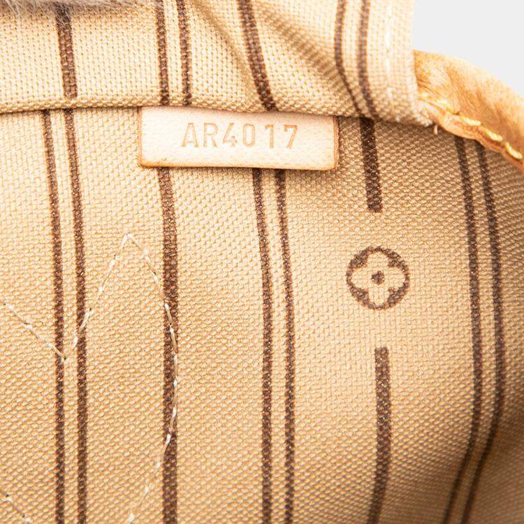 Pre Owned Louis Vuitton Brown Monogram Neverfull MM