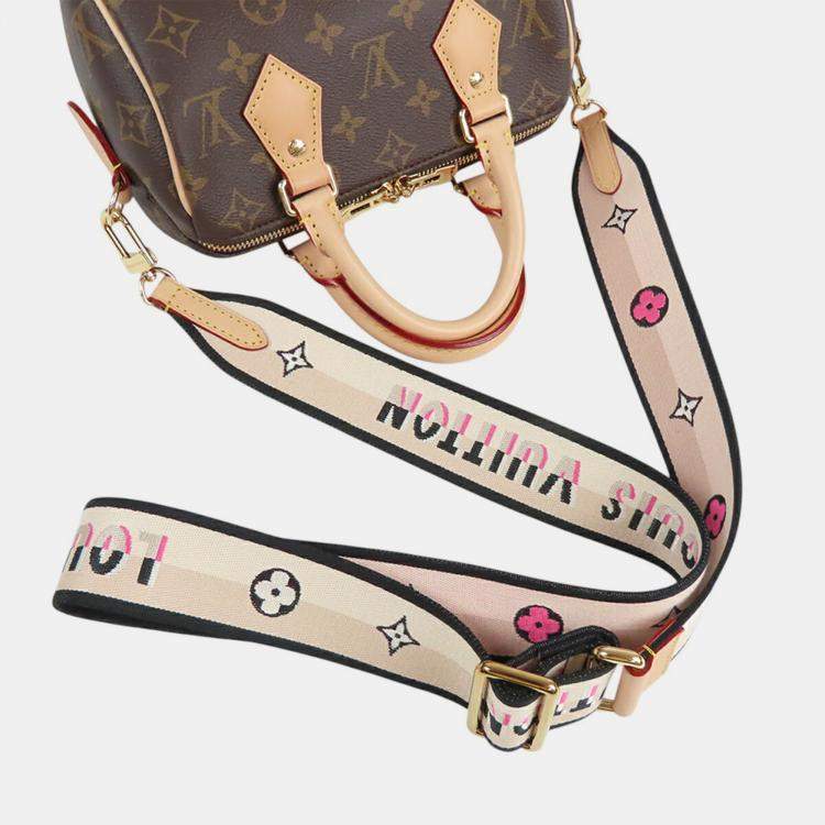 Pre Owned Louis Vuitton Brown Monogram Speedy Bandouliere 20