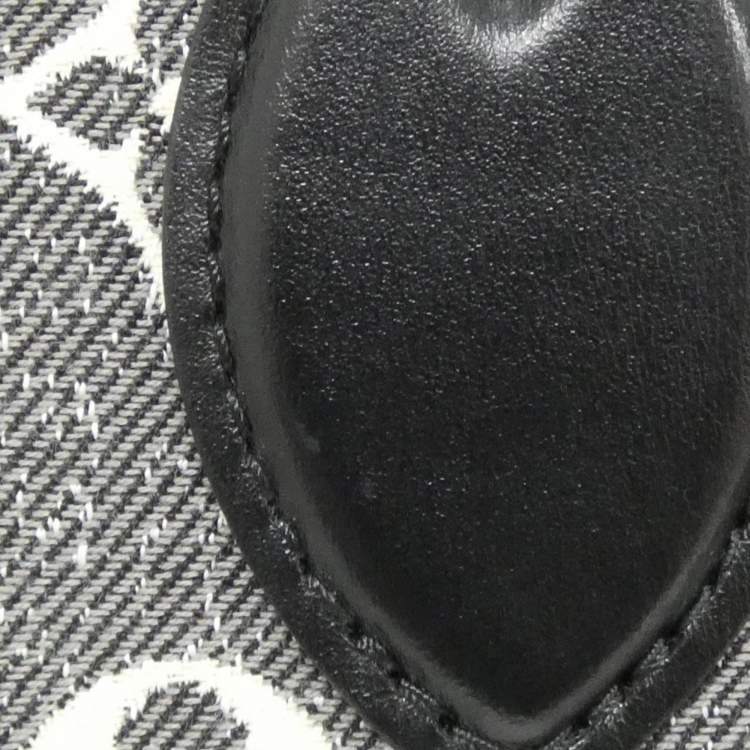 Pre Owned Louis Vuitton Grey Monogram Jacquard Canvas On-The-Go Mm Handbag