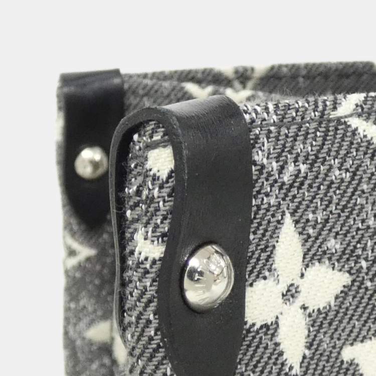 Pre Owned Louis Vuitton Grey Monogram Jacquard Canvas On-The-Go Mm Handbag