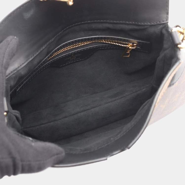 Pre Owned Louis Vuitton Lv Tweeny Shoulder Bag Coated Canvas And Leather Monogram Reverse Brown