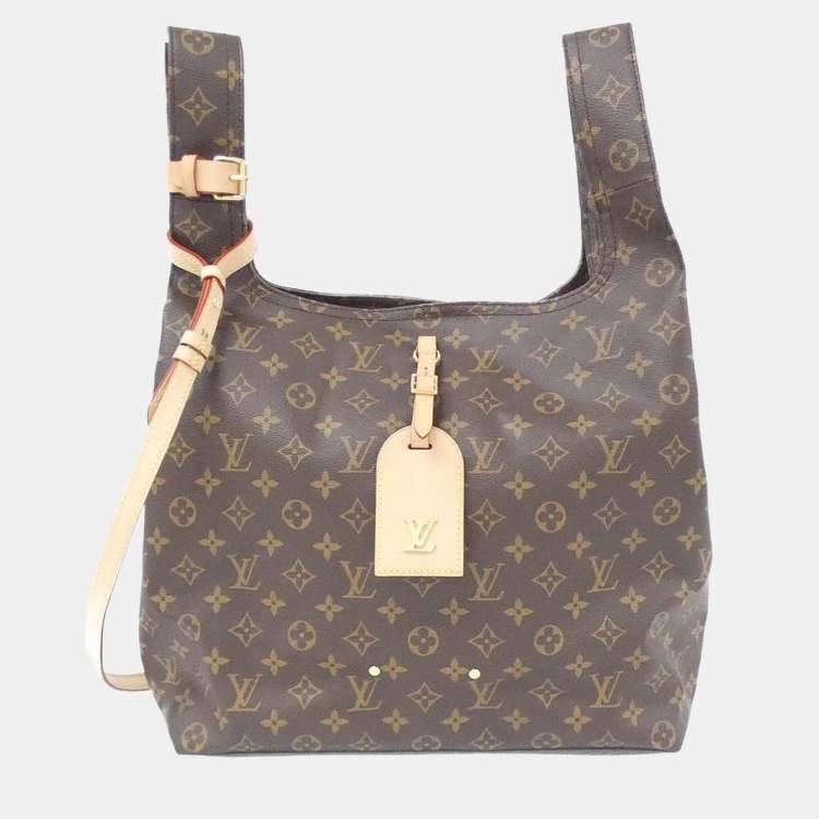 Pre Owned Louis Vuitton Brown Monogram Atlantis GM Handbag