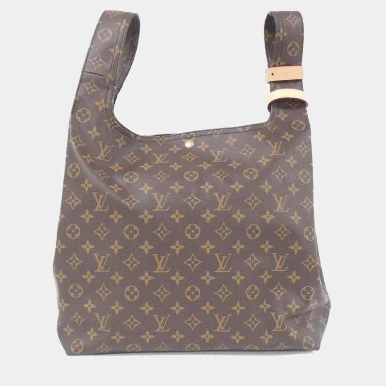 Pre Owned Louis Vuitton Brown Monogram Atlantis GM Handbag