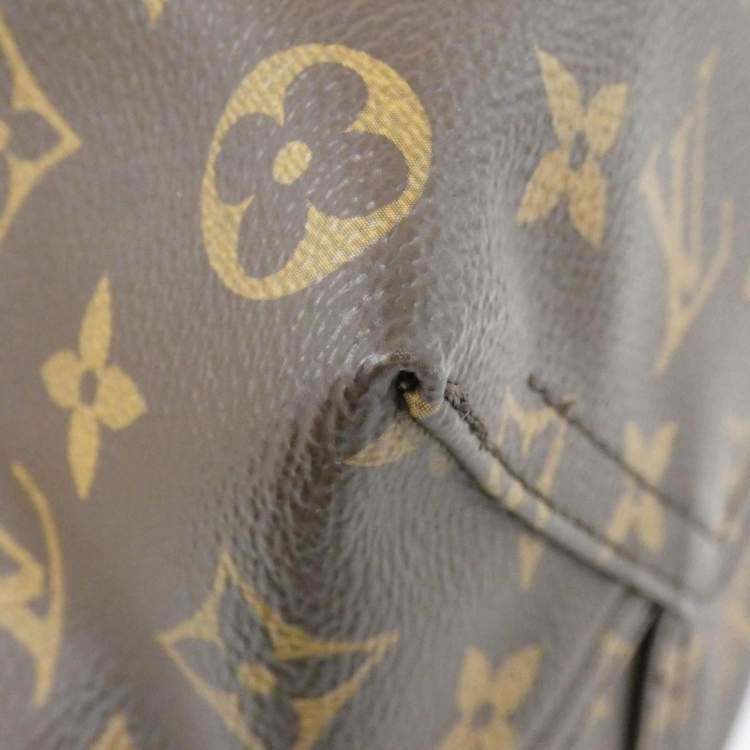 Pre Owned Louis Vuitton Brown Monogram Atlantis GM Handbag