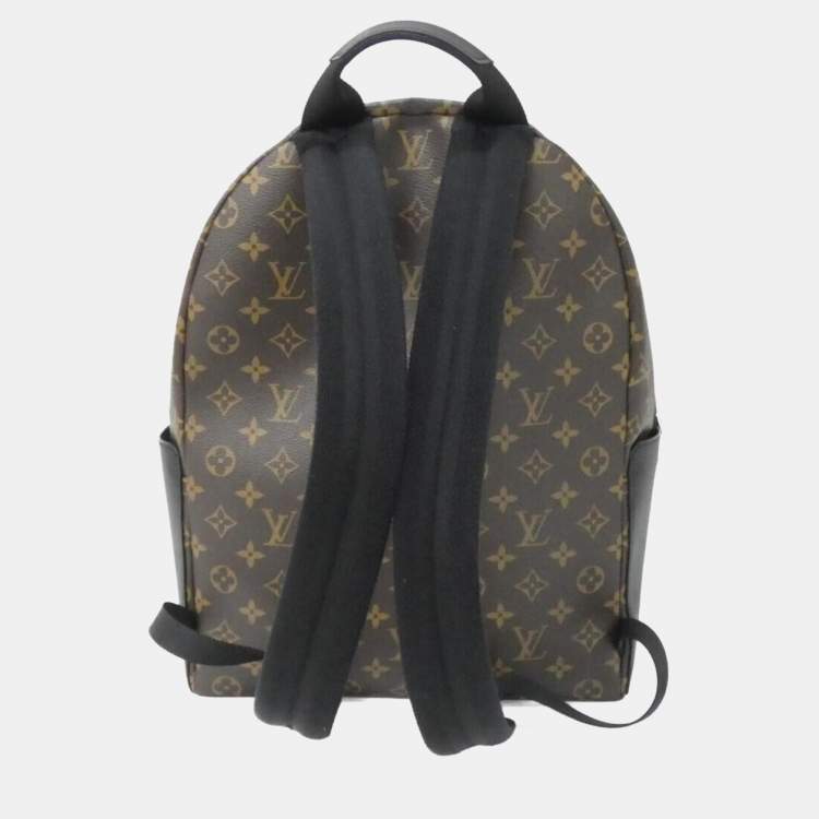 Pre Owned Louis Vuitton Brown Monogram Macassar Discovery Backpack