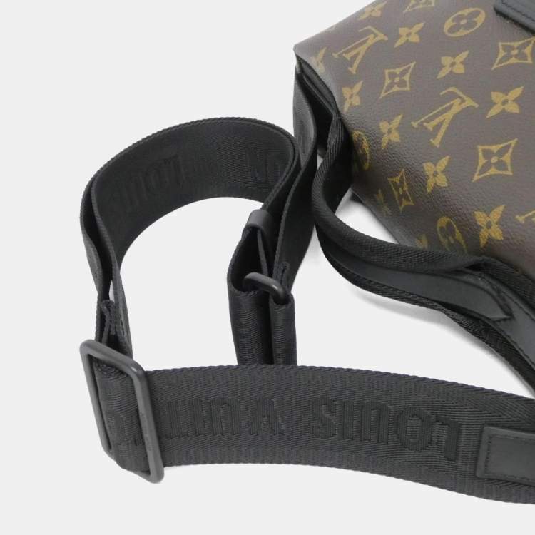 Pre Owned Louis Vuitton Brown Monogram Macassar Lv Trail Messenger Shoulder Bag