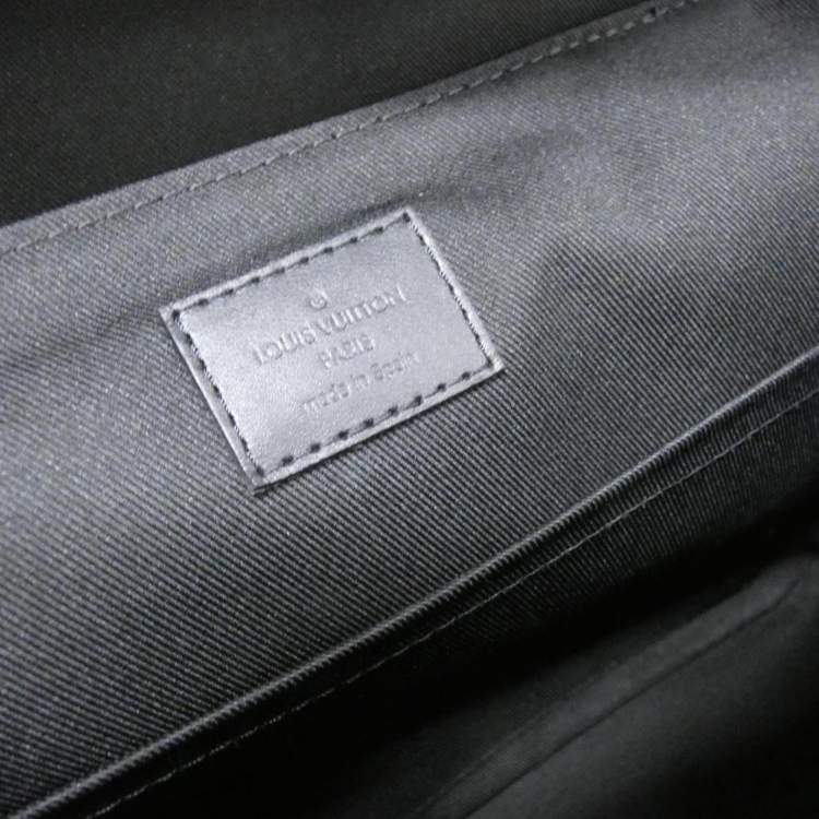 Pre Owned Louis Vuitton Brown Monogram Macassar Lv Trail Messenger Shoulder Bag