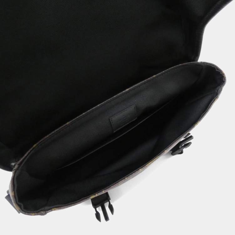 Pre Owned Louis Vuitton Brown Monogram Macassar Lv Trail Messenger Shoulder Bag