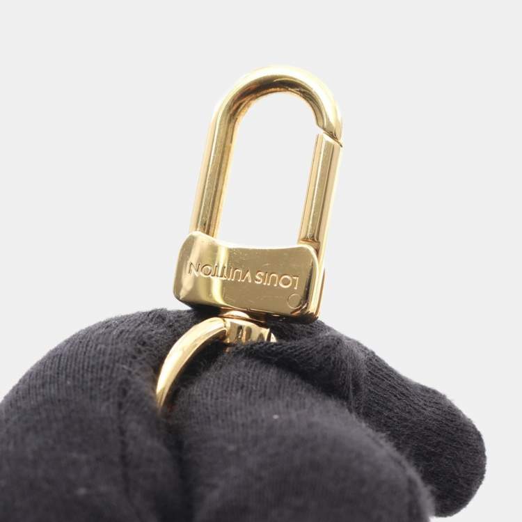 Pre Owned Louis Vuitton Loop Shoulder Bag Coated Canvas And Leather With Monogram Jacquard Gold