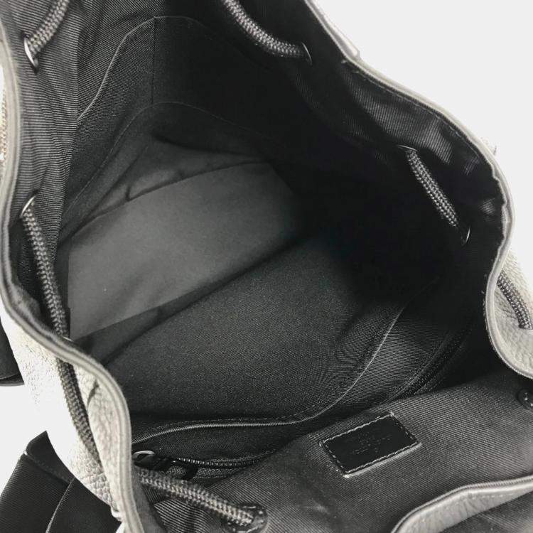 Pre Owned Louis Vuitton Taurillon Monogram Christopher Mm Backpack In Leather Noir Black