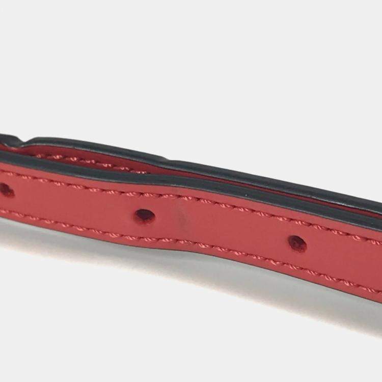 Pre Owned Louis Vuitton Epi Supreme Collaboration Danube Ppm Bag Crossbody Pochette Shoulder Leather Red