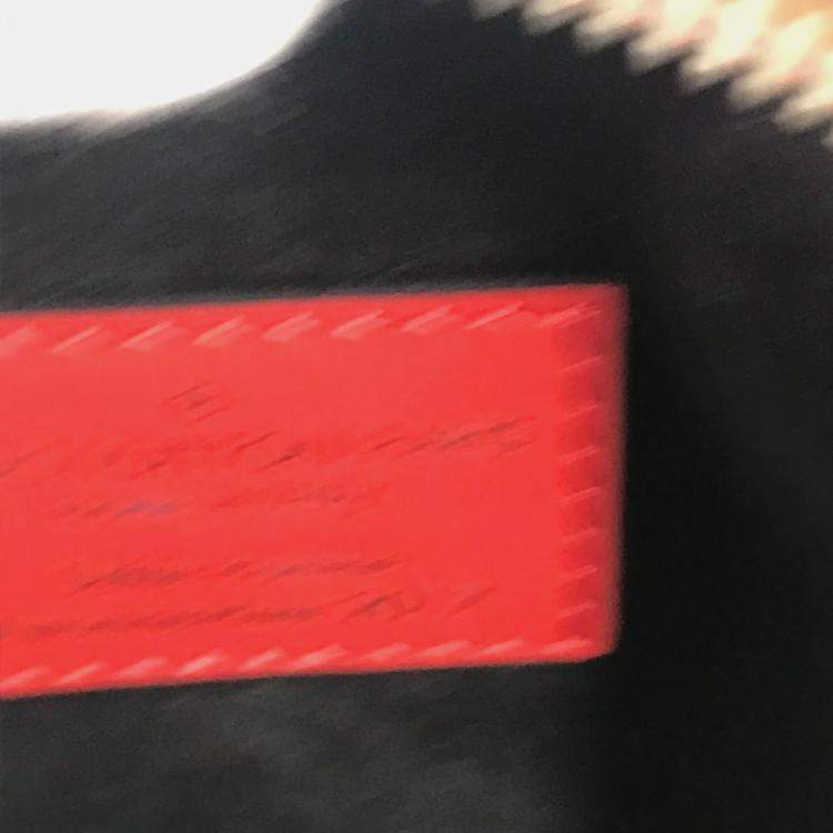 Pre Owned Louis Vuitton Epi Supreme Collaboration Danube Ppm Bag Crossbody Pochette Shoulder Leather Red