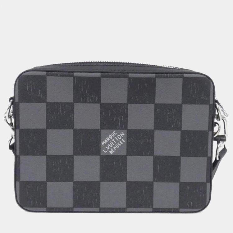 Pre Owned Louis Vuitton Damier Checkerboard Trio Messenger Bag