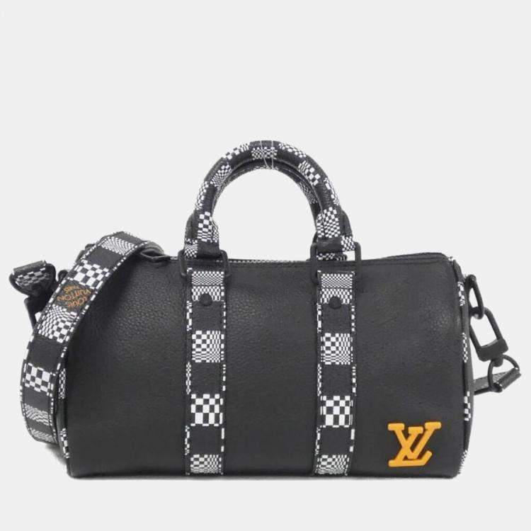 Pre Owned Louis Vuitton Damier Distorted City Keepall Xs Shoulder Bag
