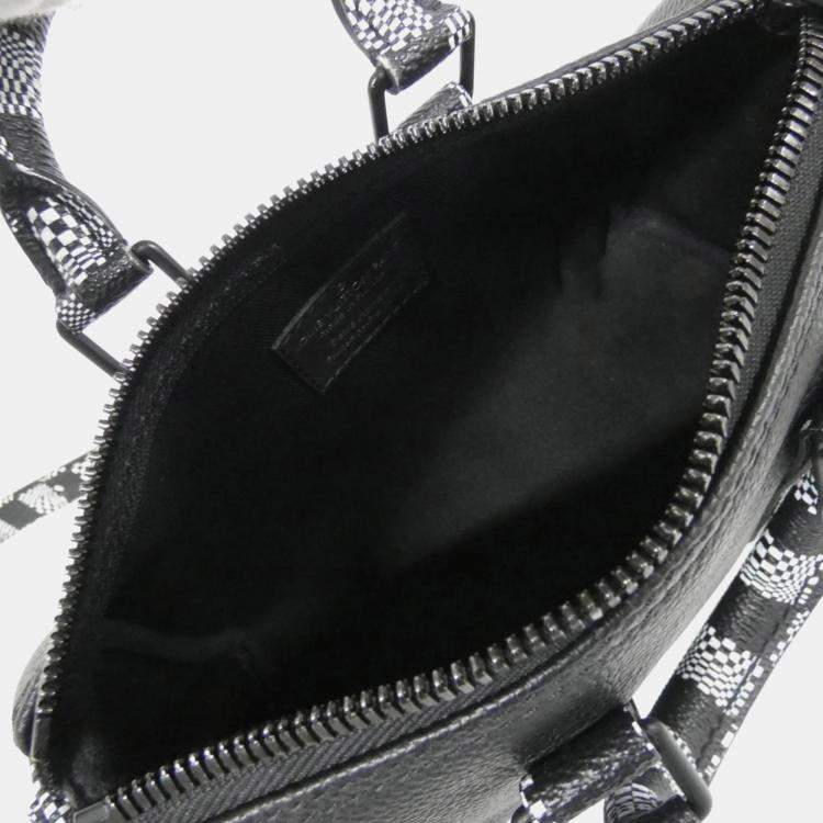 Pre Owned Louis Vuitton Damier Distorted City Keepall Xs Shoulder Bag