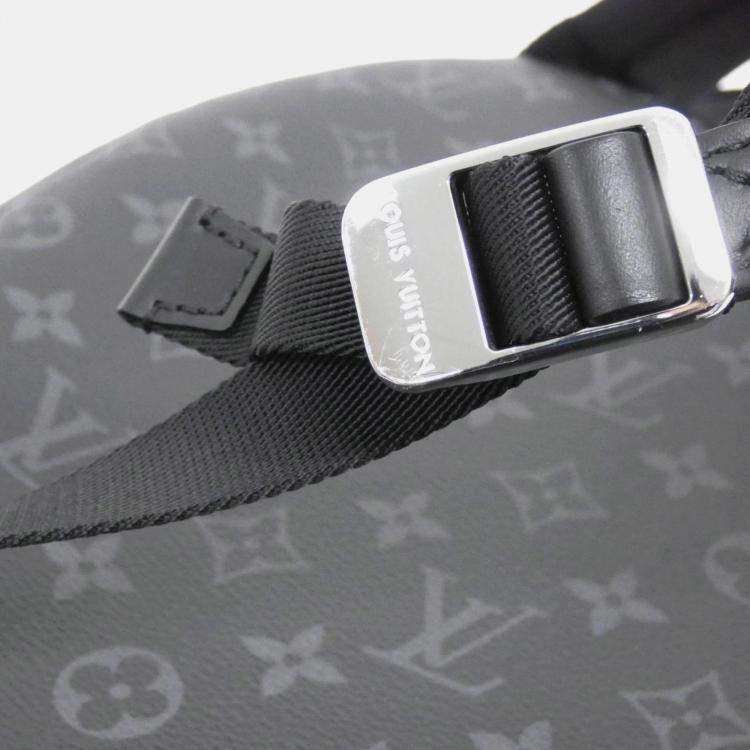 Pre Owned Louis Vuitton Monogram Eclipse Discovery Bum Bag Slim Backpack