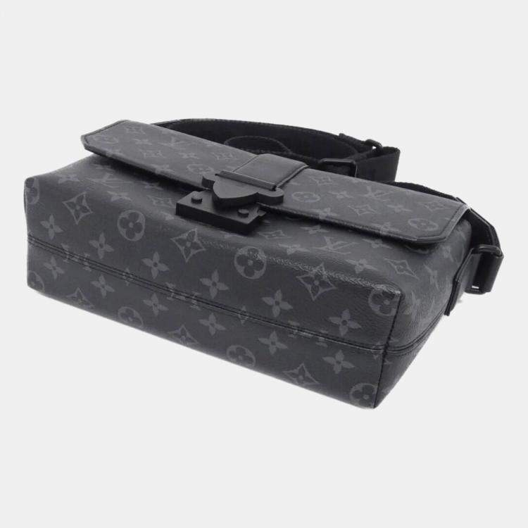 Pre Owned Louis Vuitton Monogram Eclipse S-Cape Messenger Shoulder Bag