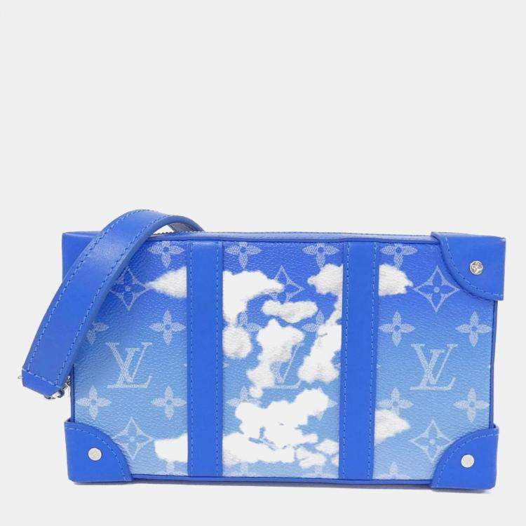 Pre Owned Louis Vuitton Monogram Lv Clouds Soft Trunk Wallet Shoulder Bag