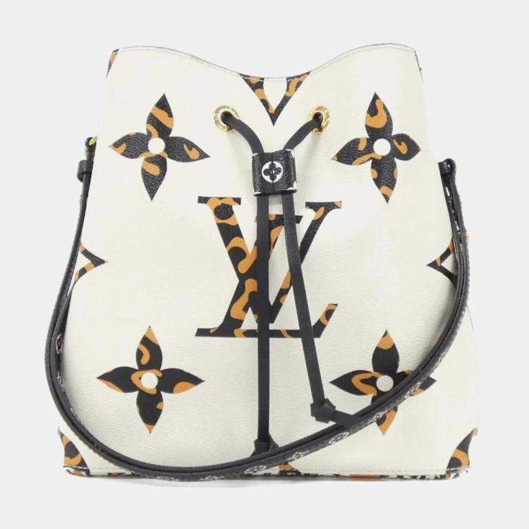 Pre Owned Louis Vuitton Giant Monogram Jungle Neo Noe Shoulder Bag