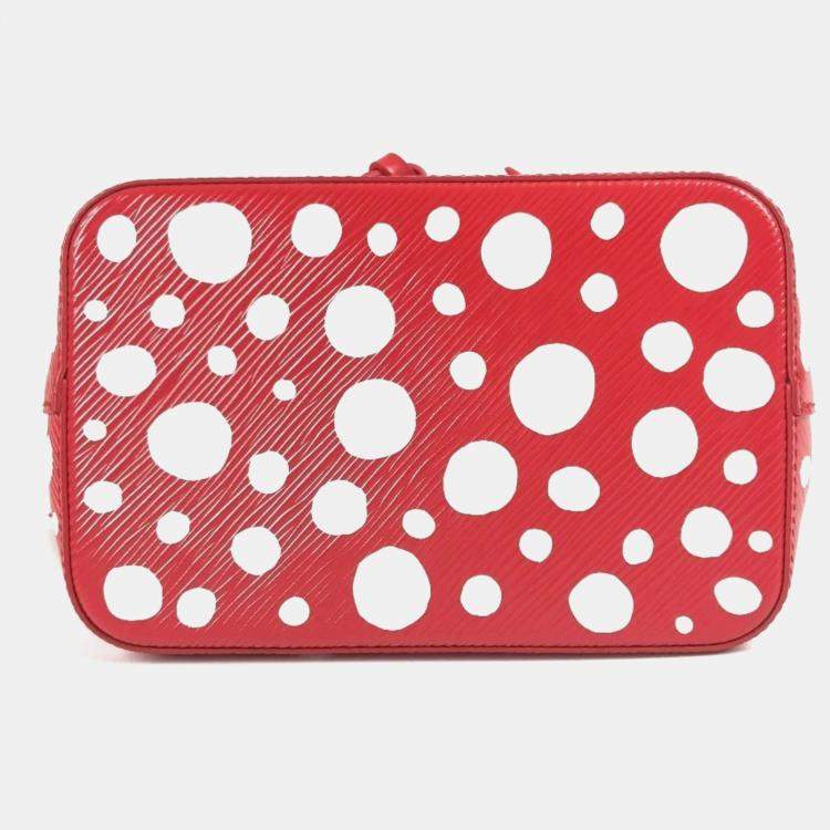 Pre Owned Louis Vuitton Monogram Empreinte Neonoe Crossbody Bag Leather Red