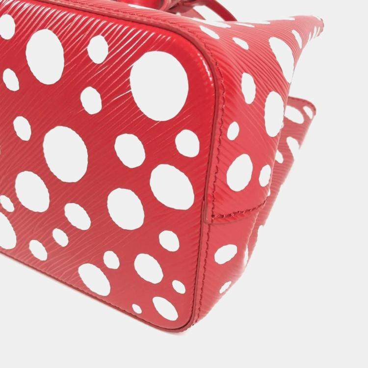 Pre Owned Louis Vuitton Monogram Empreinte Neonoe Crossbody Bag Leather Red