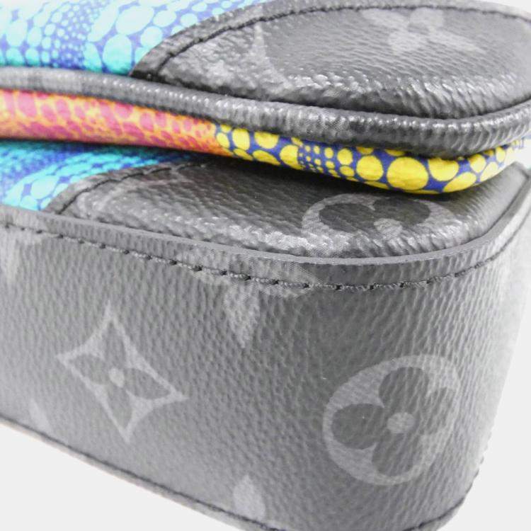 Pre Owned Louis Vuitton Monogram Eclipse Reverse Lv X Yk Trio Messenger Shoulder Bag