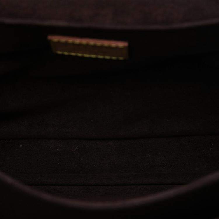 Pre Owned Louis Vuitton Brown Monogram Pochette Metis